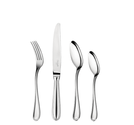 クリストフル　Christofle デザートフォーク　5本セット　シルバー製品 モノグラム入り デザートフォーク CHRISTOFLE クリストフル